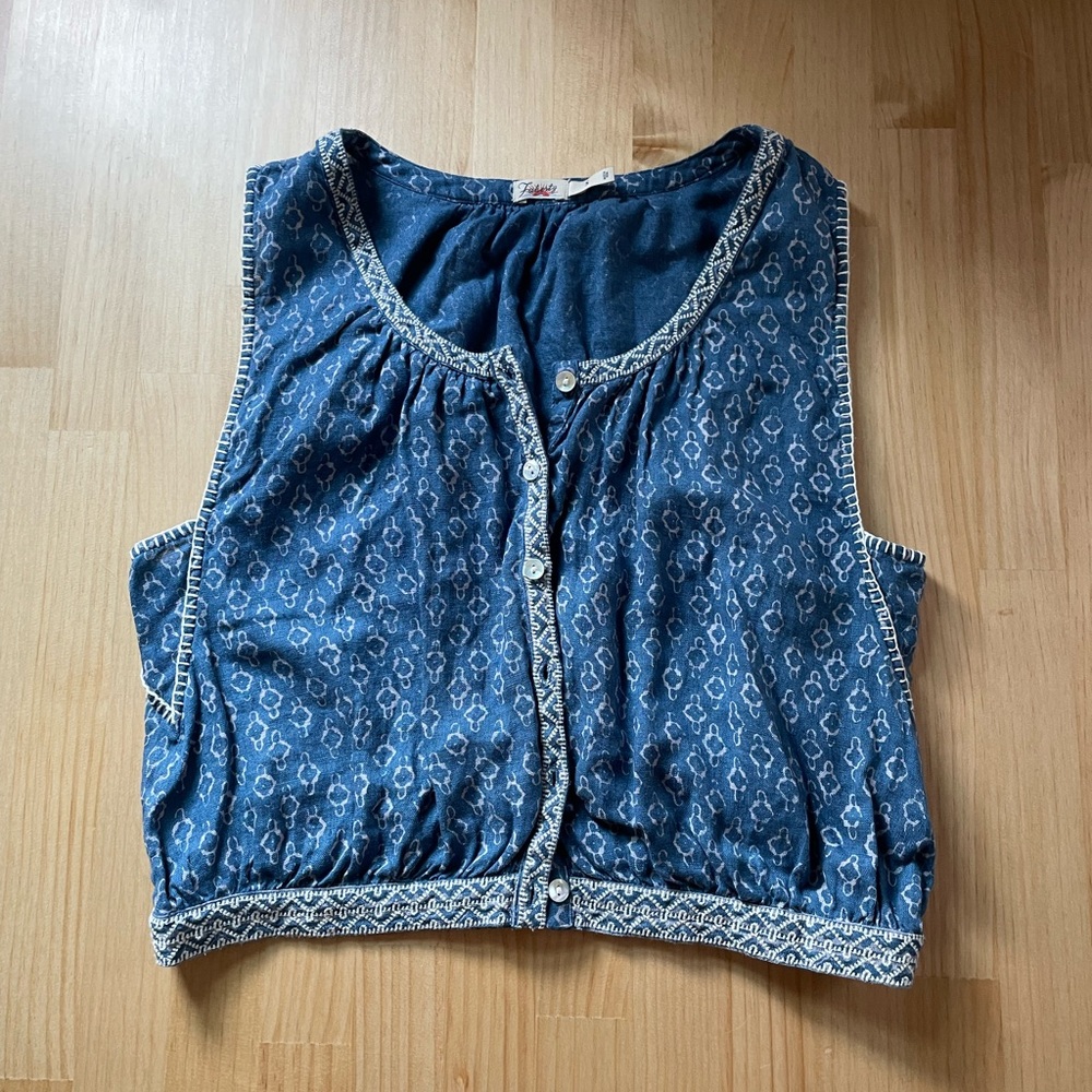 Faherty Linen Top
